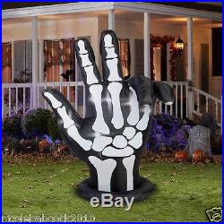 84 Halloween Animated Skeleton Hand Airblown Inflatable Yard Decoration