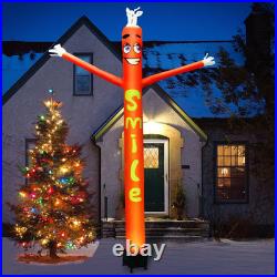 8FT Inflatable Air Waving Tube Dancer with Blower Set for Thanksgiving Day Decor