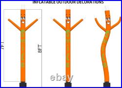 8FT Inflatable Air Waving Tube Dancer with Blower Set for Thanksgiving Day Decor