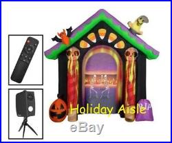 8.5' LIVING PROJECTION CANDY HOUSE ARCHWAY Airblown Yard Inflatable PRE-ORDER