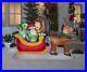 8′ DISNEY’S TOY STORY SLEIGH Airblown Yard Inflatable WOODY BUZZ LIGHTYEAR