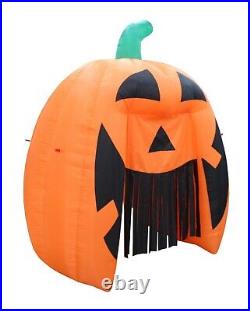 8 Foot Halloween Inflatable Haunted Pumpkin Monster Archway Arch Yard Decoration