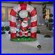 8 Ft Christmas Animated Disco Santa Claus Airblown Inflatable Yard Decor Lighted