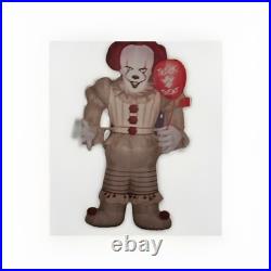 8 Ft PENNYWISE THE CLOWN HALLOWEEN AIRBLOWN LIGHTED YARD INFLATABLE