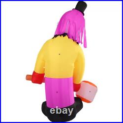 8 Ft. Tall Pre-Lit Inflatable Clown with Lights