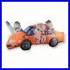 8′ Lighted Christmas Home Depot Car #20 Tony Stewart Snowman Inflatable By Gemmy