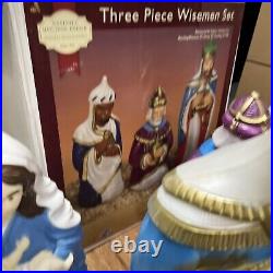 8 Pc Full Nativity Blow Mold Scene Local Pickup Only