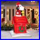 8′ Peanuts Snoopy on Doghouse Pre-Lit Airblown Inflatable Christmas Decor