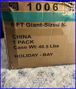 8 ft Giant Nutcracker with LCD LifeEyes and Sound Yard Sculpture