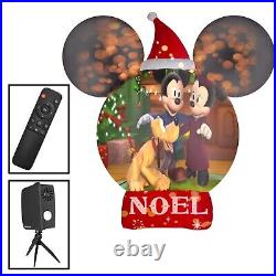 8ft Disney Mickey Mouse Lightshow Projector Set Living Projection Inflatable NIB