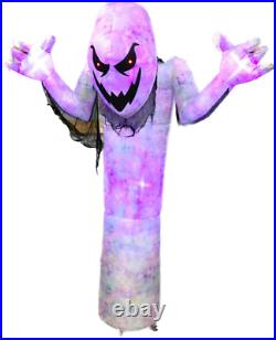 8ft Gemmy Airblown Inflatable Prototype Halloween Tie Dye Ghost #228770