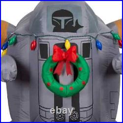 8ft Gemmy Star Wars Mandalorian Razor Crest Airblown Christmas Inflatable FS