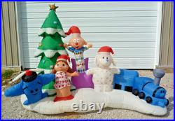 9.5 ft Island of Misfit Toys Scene Christmas inflatable