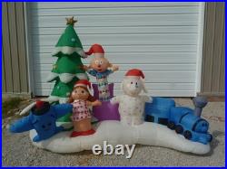 9.5 ft Island of Misfit Toys Scene Christmas inflatable