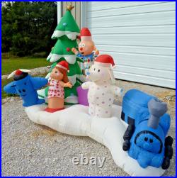 9.5 ft Island of Misfit Toys Scene Christmas inflatable