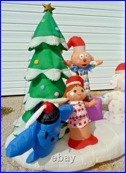 9.5 ft Island of Misfit Toys Scene Christmas inflatable