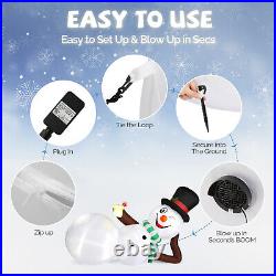 9.8 FT Inflatable Lighted Snowman Yard Decoration Christmas Blow Up Party Decor