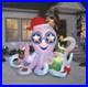 9 Ft Rainbow Wave Lightshow Octopus Airblown Lighted Yard Inflatable