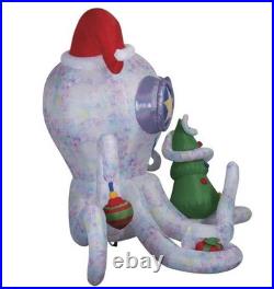 9 Ft Rainbow Wave Lightshow Octopus Airblown Lighted Yard Inflatable