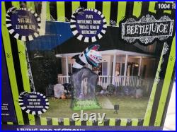 9ft Beetlejuice Living Projection Airblown Inflatable / Halloween 223453