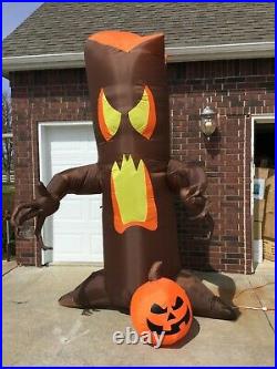 9ft Gemmy Airblown Inflatable Prototype Halloween Reaching Brown Tree #73901
