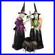 ANIMATED Wicked CAULDRON Witches halloween Yard MOVING STICK LIGHT UP TALKING