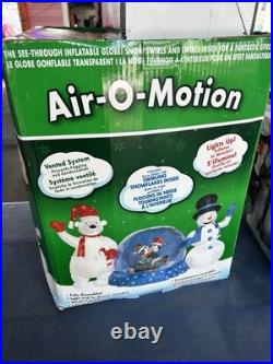 Air-O-Motion Inflatable 9 foot Christmas snow globe