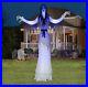 Airblown Inflatable Giant Short Circuit Female Ghost Reaper 12ft Tall Yard Gemmy
