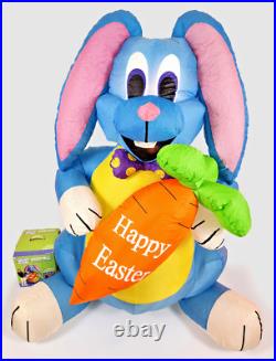Airblown Inflatable Happy Easter 6ft Gemmy 2004 Decoration 04244-A OOP Bunny