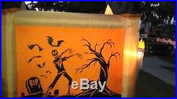 Airblown Inflatable Haunted Tunnel. Gemmy Haunted House. Halloween Prop
