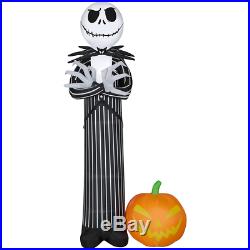 Airblown Inflatable Jack Skellington with Pumpkin 10ft tall by Gemmy Industries