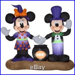 Airblown Inflatable Mickey and Minnie with Cauldron Scene by Gemmy Industries