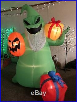 Airblown Inflatable Nightmare Before Christmas Oogie Boogie Jack Sally Zero