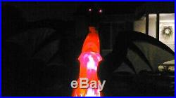 Animated Giant AIRBLOWN INFLATABLE Winged Fire and Ice DRAGON Halloween GEMMY