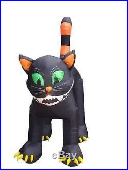 Animated Halloween Air Blown Jumbo Inflatable Yard Decoration Black Cat Decor