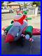 Animated Santa Pilot Fighter Jet Christmas Airblown Inflatable