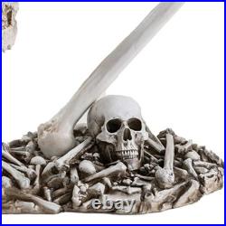 At Home 3.5ft Skeleton Hand Holding Lantern