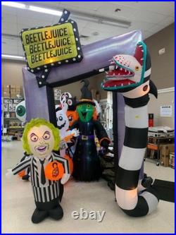 BEETLEJUICE 10.5' Giant Airblown Inflatable Archway GEMMY