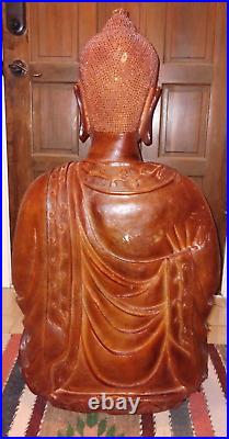 BUDDHA life sized FIBERGLASS PLASTIC blown mold BEAUTIFUL Buddhism SYMBOL glow