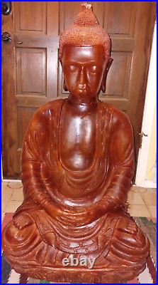 BUDDHA life sized FIBERGLASS PLASTIC blown mold BEAUTIFUL Buddhism SYMBOL glow