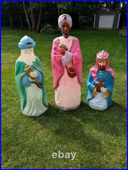 B. Vintage Empire Wisemen 5ft Life Size 3 Wise Men Nativity Christmas Blow Molds
