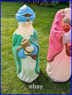B. Vintage Empire Wisemen 5ft Life Size 3 Wise Men Nativity Christmas Blow Molds