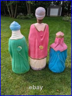 B. Vintage Empire Wisemen 5ft Life Size 3 Wise Men Nativity Christmas Blow Molds
