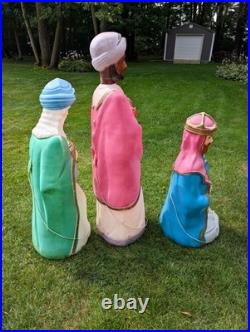 B. Vintage Empire Wisemen 5ft Life Size 3 Wise Men Nativity Christmas Blow Molds