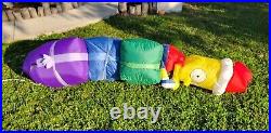 Bart Simpson 8ft Christmas Gemmy Airblown Inflatable NEEDS BLOWER WONT STAY UP