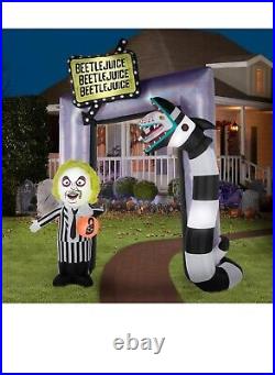 Beetlejuice 10.5' Airblown Inflatable Archway, Self-Inflating, Illuminating LED