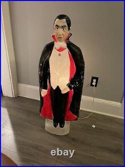 Bela Lugosi Dracula Vampire Blow Mold 42 Tall Union Products Featherstone