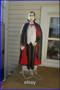 Bela Lugosi Dracula Vampire Halloween Blow Mold Don Featherstone 42 Tall