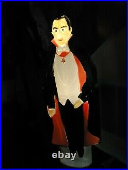 Bela Lugosi Dracula Vampire Halloween Blow Mold Don Featherstone 42 Tall