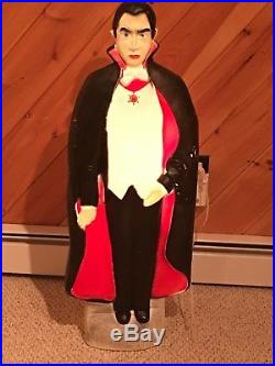 Bela Lugosi Lighted Blow Mold Don Featherstone Halloween 42 tall Union Products